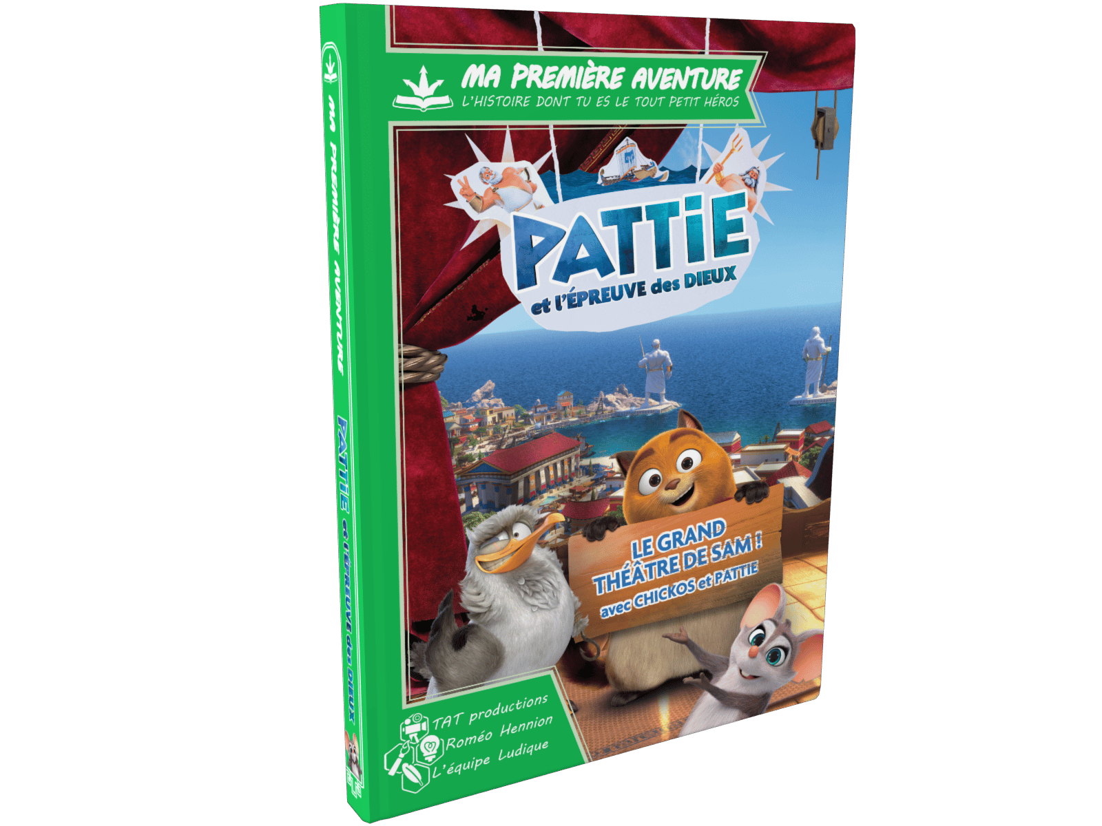 MA 1ERE AVENTURE : PATTIE ET L'EPREUVE DES DIEUX